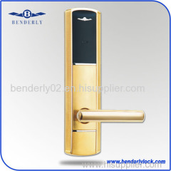 Hotel room intelligent door lock controlled by RFID security lock system