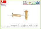 High Speed CNC Precision Machining Brass shaft Metal Machined Parts