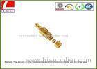 High Precision CNC machined parts brass shaft hydraulic pneumatic fitting