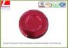 Customised Precision CNC Metal Machining Aluminum cap with red anodization