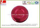 Customised Precision CNC Metal Machining Aluminum cap with red anodization