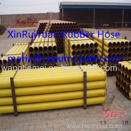 concrete pump two wall pipe cocnrete pump seamless pipe