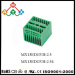 2.5mm pitch 125V/4A Right angle dual row terminal block manufacturer replacement of PHOENIX and DINKLE