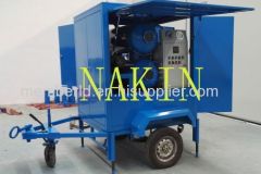 Mobile type vacuum insulating oil purifier