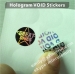 Tamper Proof Hologram Void Stickers Printing