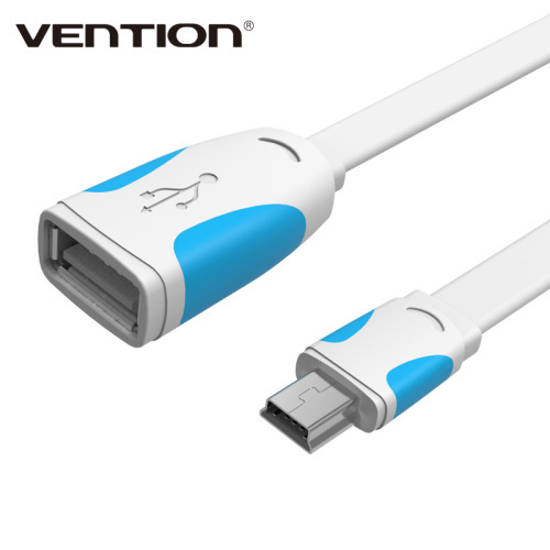 Vention Low Price Flat MINI USB OTG Cable 0.1m 0.25m