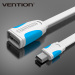 Vention Low Price Flat MINI USB OTG Cable 0.1m 0.25m