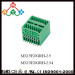 2.5mm pitch 125V/4A Right angle dual row terminal block manufacturer replacement of PHOENIX and DINKLE