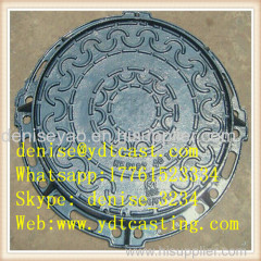 OEM Ductile Manhole cover 500*500 C250 Cast iron cover Algeria Co certificate