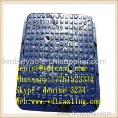 OEM Ductile Manhole cover 500*500 C250 Cast iron cover Algeria Co certificate