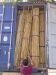 Dried straight bamboo poles from Vietnam