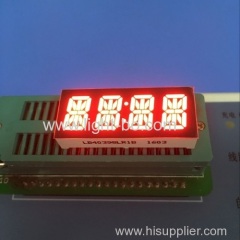 Super green 4 digit 14 segmenet led display common cathode 0.4