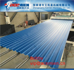 PVC corrugated metal roofing sheet machine