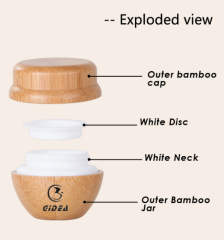 5g Mushroom Bamboo Jar eye cream Jar