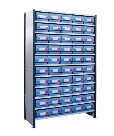 wire shelving rack for shelf bin system