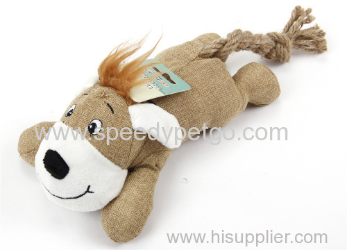 Speedy Pet Brand Dog Plush Play Toy with the Rope
