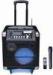 40 Watt Led Light Rechargeable Trolley Speaker Outdoor Portable PA System