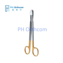 Titanium Mesh Scissors straight and curved types; Cranio-Maxillofacial Orthopedic Instrument