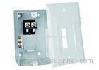 50A Single Phase 2 Way Residential Electrical Distribution Box / Load Center