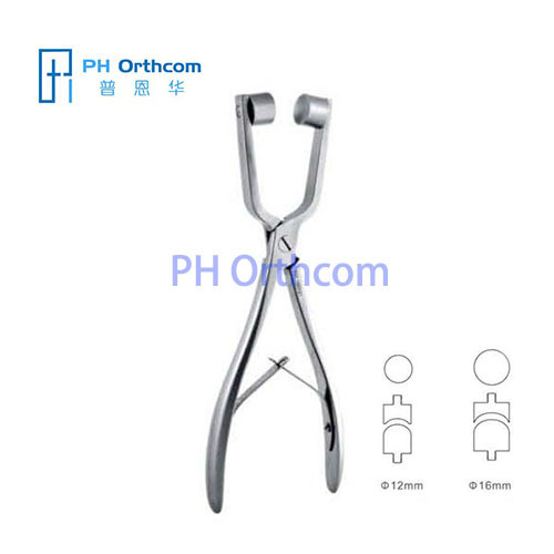 Malla de titanio y alicates de 12 mm y 16 mm cabezas Maxilofacial y Neurocirugía Instrumentos