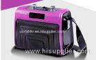 Rechargeable Battery Plastic PA Speaker Box With Leather Shoulder Strap