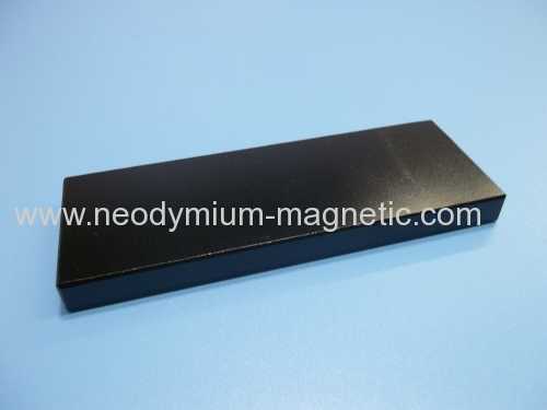 N52 Permanent rare earth magnet with black epoxy coating