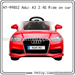 2.4G 12V rc audi A3 ride on car for kids