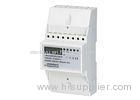 100A Max Current 3 Phase Din Rail KWH Meter With Backlight Source LCD Display