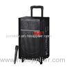 Black Wireless Microphone Bluetooth Trolley Speaker System For Outdoor Party