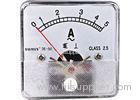 Square Moving Iron Analogue Panel Meters Direct Input AC Ammeter