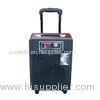 Rechargeable Led Display Portable Bluetooth Trolley Speaker With Wireless Microphone