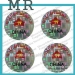 Best Selling Yellow Round Security Seal Sticker Self Destructive Hologram Warranty Adhesive Label Stickers