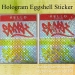 Factory Wholesale Fragile Hologram Anti-tamper Sticker Security Seal Sticker Holographic Destructive Label