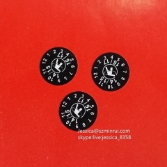 Custom Round Breakable Tamper Proof Screw Labels Destructible Warranty Stickers With Dates And Logo