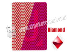 Texas Holdem Plastic Marke Poker Playing Cards Approved ISO9001