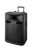 Professional Active audio Speaker DJ Sound Box with wheel for stage
