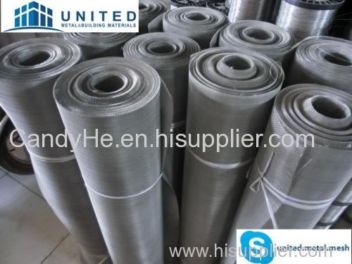 stainless steel square wire mesh woven metal mesh