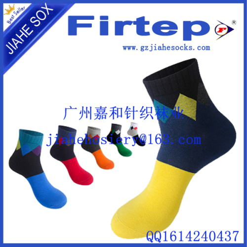 China socks factory cotton sports custom logo dress men socks