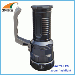 10W Cree XML T6 LED Portable Lantern 18650 rechargeable aluminum body 800Lumen brightness anodized body finish