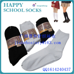 Teenage Ankle School Socks Manufacturer Custom White Black socks