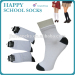 white/black school socks/children socks