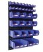 plastsic parts bins with panel