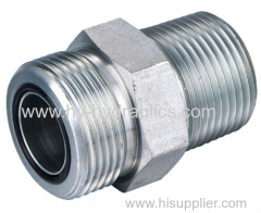 Carbon steel male hydraulic pipe fittings(ORFS o-ring)