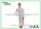 Zip Closure Disposable Medical Student Lab Coat / Visitor Coat In Laboratory