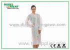 Zip Closure Disposable Medical Student Lab Coat / Visitor Coat In Laboratory