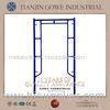 Customerized Blue 1900 mm Ladder Frame Scaffolding System For Housing maintenance
