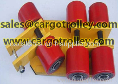 Load moving skates with lower profile