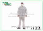 White Disposable Protective Coveralls MS PE Polypropylene Suit