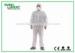 White Disposable Protective Coveralls MS PE Polypropylene Suit