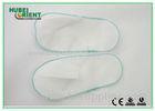 White Nonwoven Disposable Spa Slippers Lightweight Latex Free